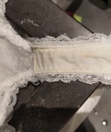  Gedragen slipjes van stel en jonge moeder 